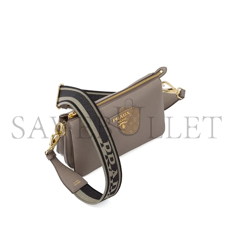 Pra*a leather shoulder bag 1bh194 (23*13.5*6cm)